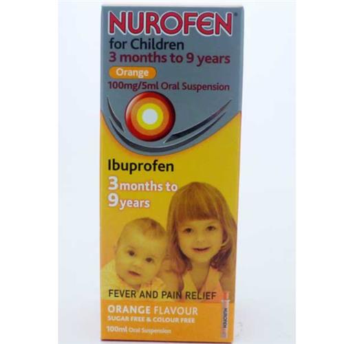 Nurofen For Children Orange 100ml Nurofen For Children Orange 100ml